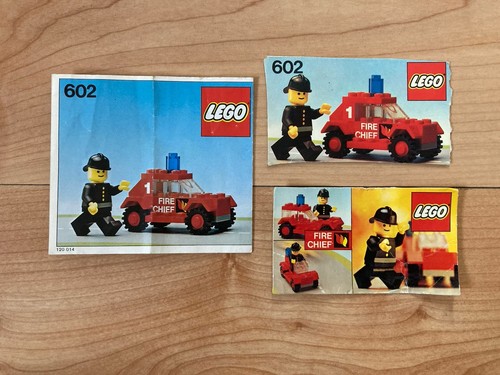 Lego vintage space 602 fire - lego,