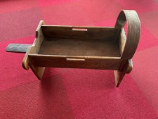 Wooden Cradle Russia Geometric Patterns Late 19th Early 19th Folk Art