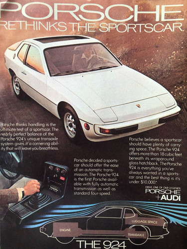 Vintage 1977 porsche 924 - vintage,