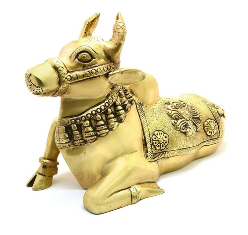 Statue laiton vache - statue,