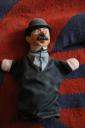 Tintin rare marionette dupont - marionette,