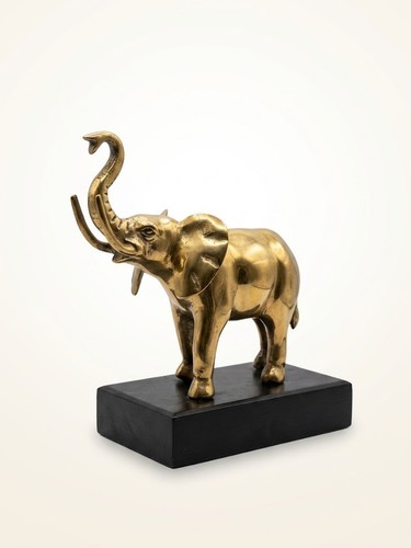 Sculpture eléphant laiton - sculpture,