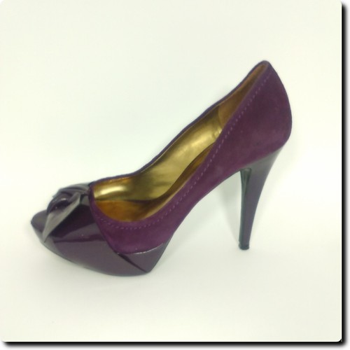 Guess sexy purple leather - purple, open