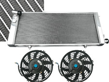 Aluminium Radiateur+Fan pour PEUGEOT 205 GTI 1.6 / 1.9 & 1.8 DIESEL 1984-1994 MT