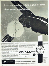 Advertising 25.03. 1960 Cyma Self Propelled Heuroplan Watch