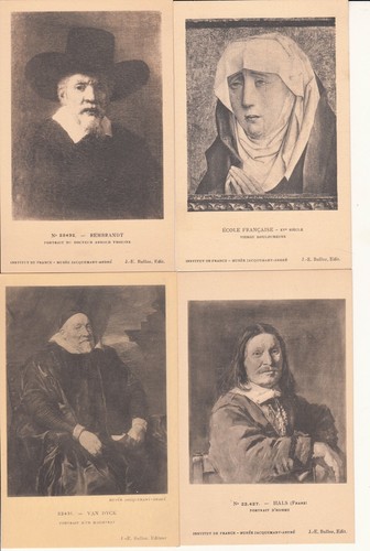 Lot old postcards - 4,