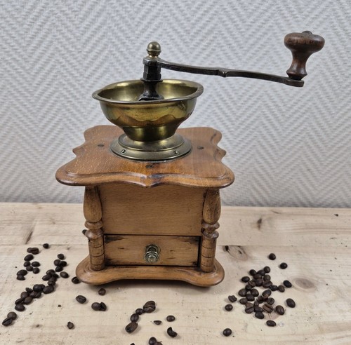 Antique coffee grinder mill - coffee,