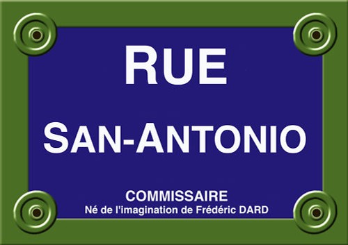 San antonio street plaque - san,