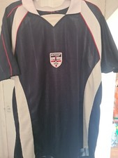 England DUNLOP SPORT football shirt Top 1990's  navy size XL FIT CHEST 46"-48"  