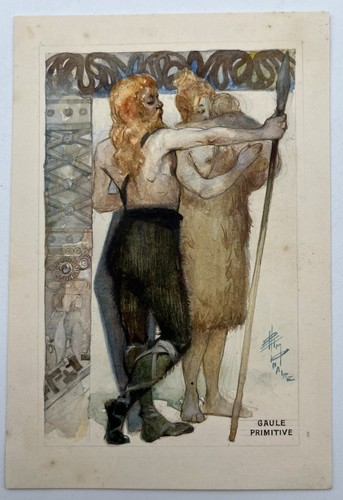 Gouache originale maquette - gouache,