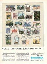 SABENA AIRLINES BELGIQUE 1987