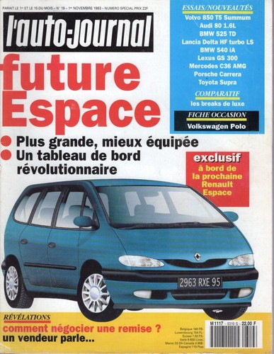 Auto journal 1993 volvo - 1993, 19