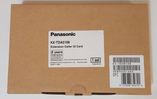 Panasonic tda5168 ext cid - panasonic, ext-cid