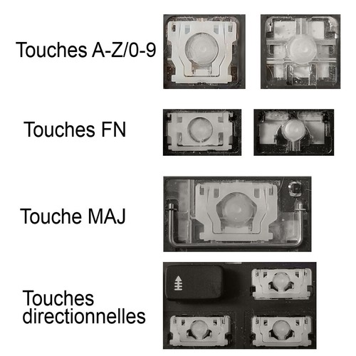 Touche clavier français - touche,
