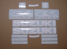 Stickers for Suzuki GSX-R 600/750/1000 custom white decals graphics gsx-r K5