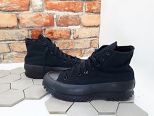 Converse Women Sz 10 Black Hi Top Lace CTAS Lugged Hiking Sneaker Chuck Taylor