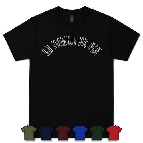 Pomme pin shirt retro - la, de