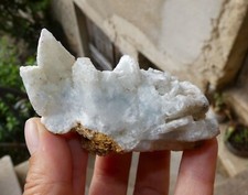 Barite Barite Blue 8x4cm Spain Minerals Stone Collection Lithotherapy Rare