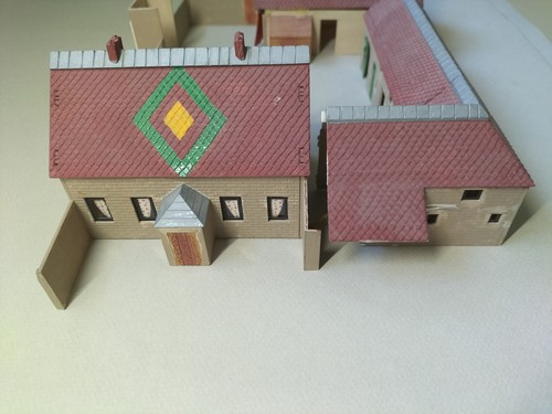 Ferme hougoumont waterloo 72 - ferme, 1/72