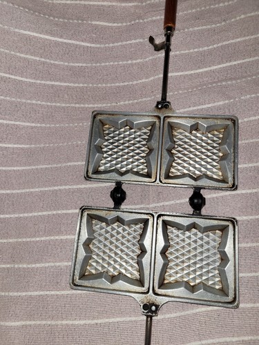 Ancien gaufrier non reversible - gaufrier,