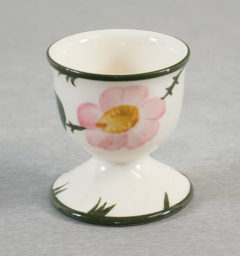 Coquetier tissu rose - en,