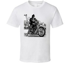 Jack Nicolson easy rider motorcycle biker hippie T shirt 