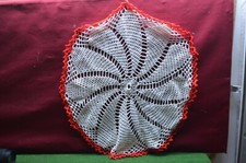 OLD HANDMADE CROCHET DOILY 