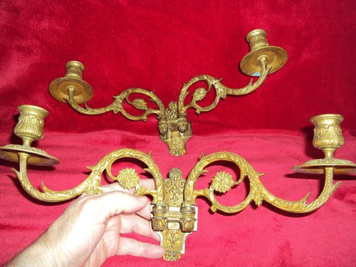 Ancienne applique piano bronze - applique,