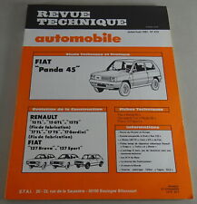 Repair Manual Revue Technique Fiat Panda/Renault R15 & R17 status 07/1981