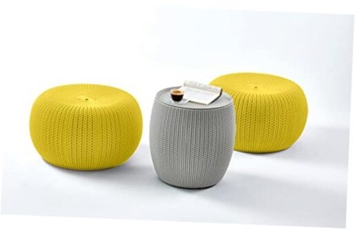 Urban knit pouf - urban,
