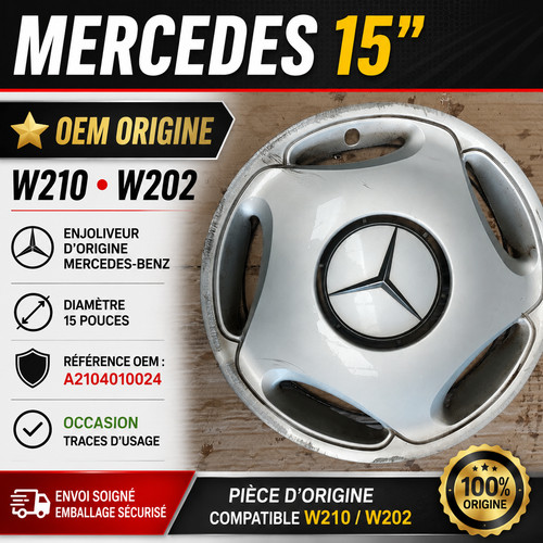 Enjoliveur origine mercedes - enjoliveur,