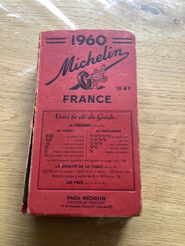 Ancien guide michelin 1960 - michelin,