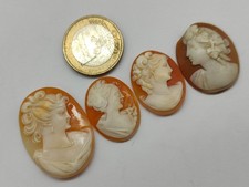 SUPERBE LOT DE 4 CAMÉES