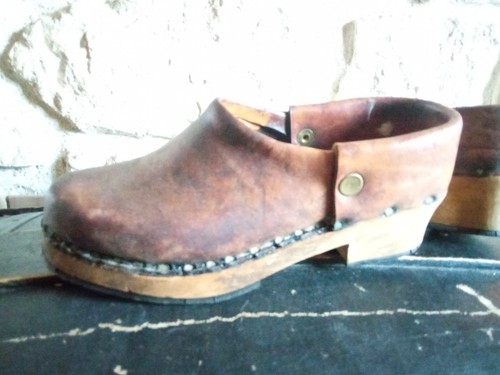 Socques sabots cuir et - ,