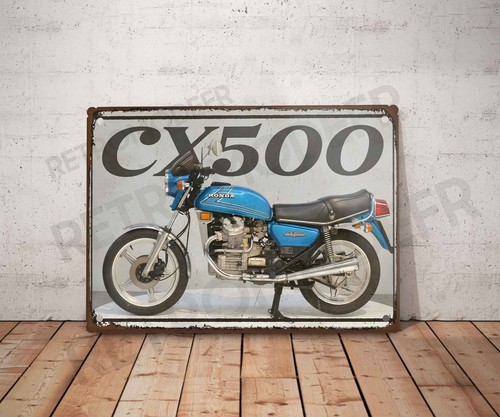 Plaque métal vintage honda - plaque, cx