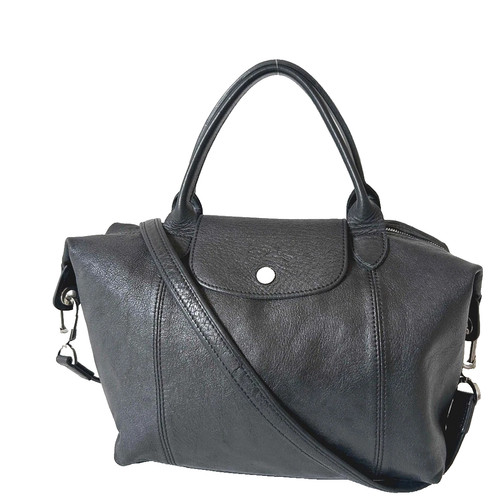 Longchamp pliage cuir - le,