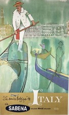 AFFICHE POSTER  Sabena