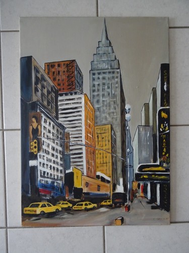 Tableau huile sur - tableau, toile