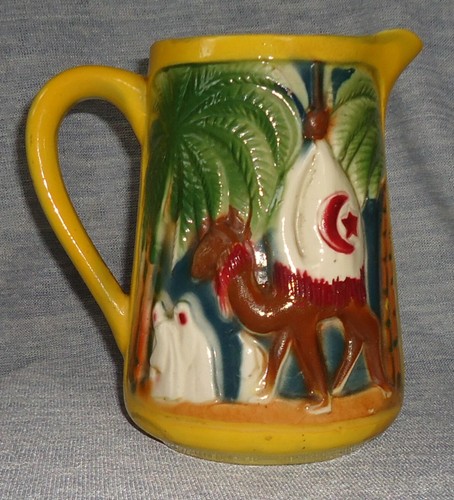 Rare pichet barbotine - pichet,
