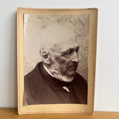 Photo albumine contrecollée