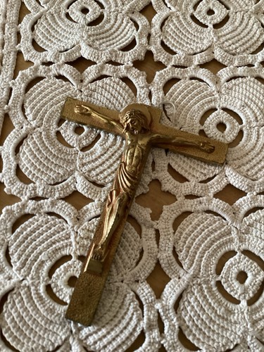 Crucifix bronze 12x9 - crucifix, 12x9,5
