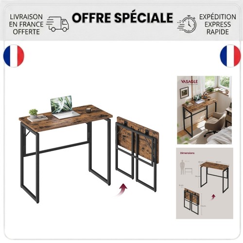 Vasagle table pliante - pliante, bureau