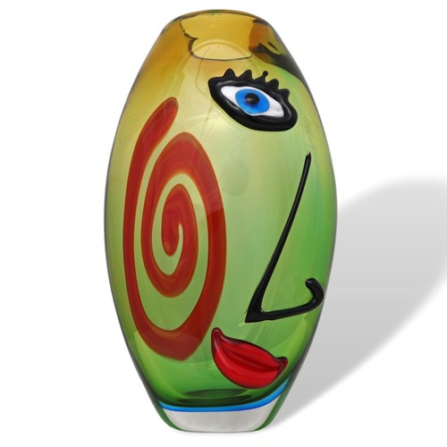 Vase verre art moderne - vase, en