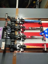 4 Autoworld 4 Gear NHRA Top Fuel Dragsters Slotcars 1:64 Scale