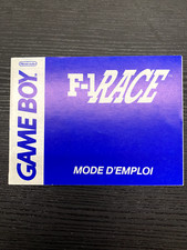 NOTICE SEULE F-1 Race GameBoy