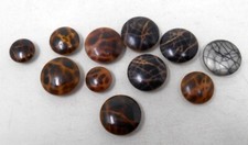 Lot 11 Boutons anciens - Bois