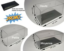 grossiste lot de10  boites vitrine ou 10 socles a partir de 0,35 euro piece