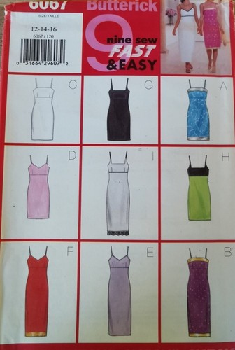 6067 patron butterick - 6067, 9