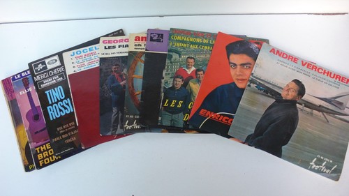 Lot disques vinyl - 10, t