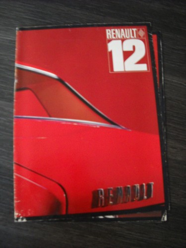 Brochure catalogue renault - renault, 12